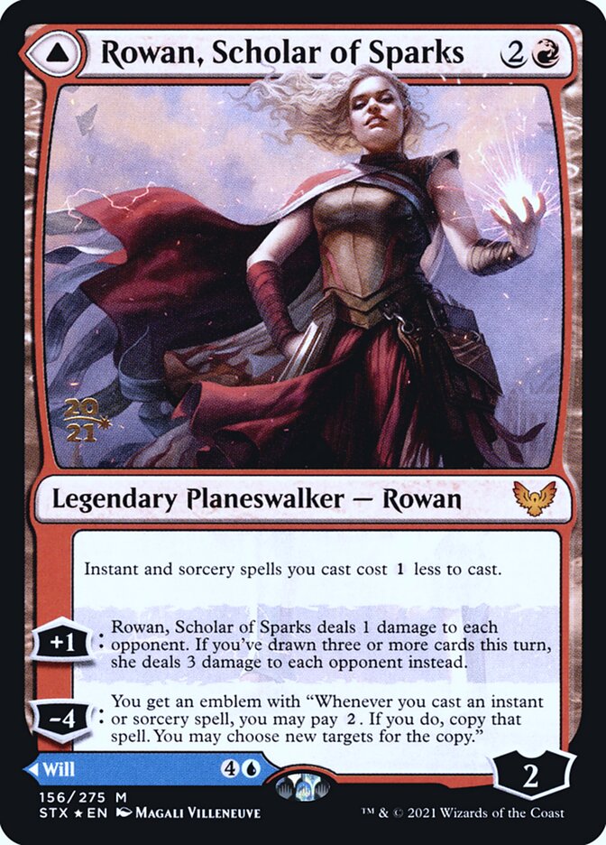 Rowan, Scholar of Sparks // Will, Scholar of Frost