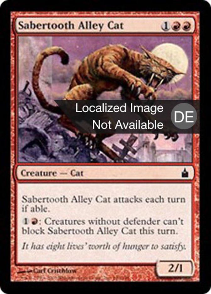 Sabertooth Alley Cat