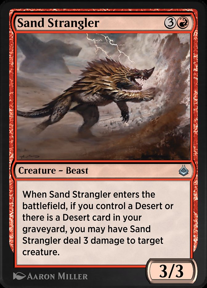 Sand Strangler