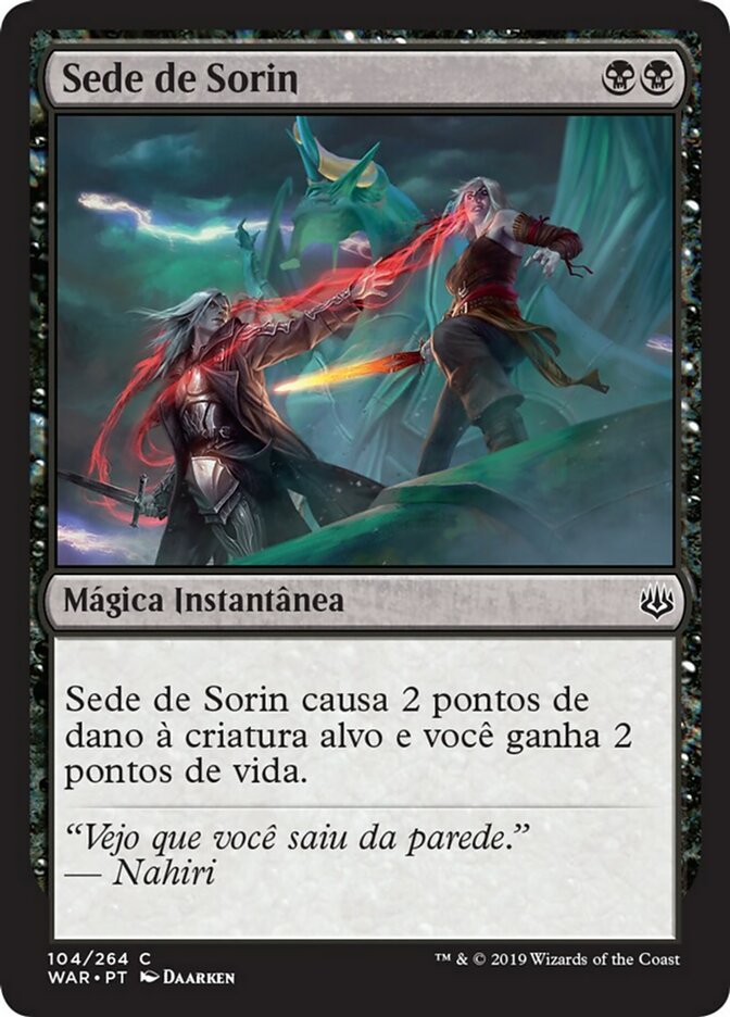 Sorin's Thirst