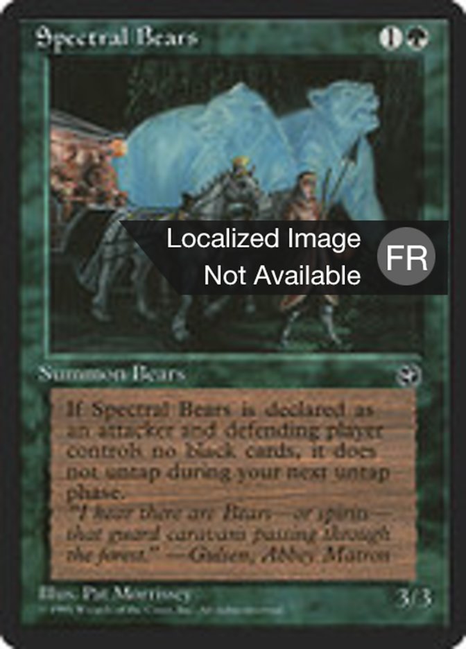 Spectral Bears