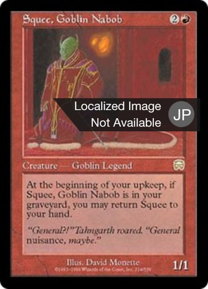 Squee, Goblin Nabob