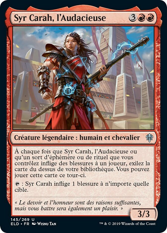 Syr Carah, the Bold