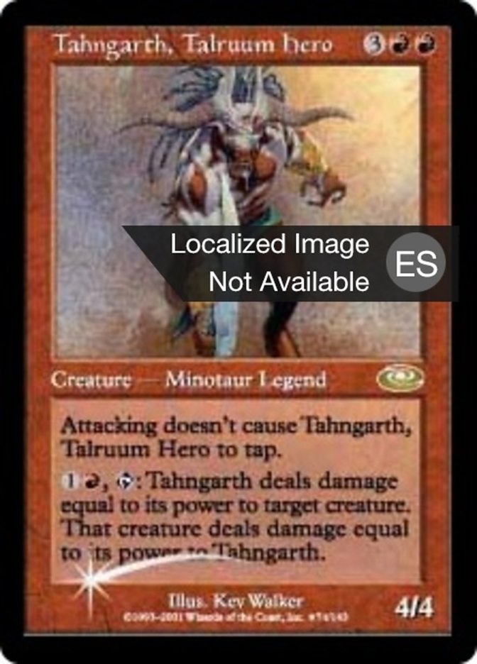 Tahngarth, Talruum Hero