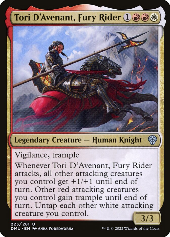 Tori, D'Avenant, Fury Rider