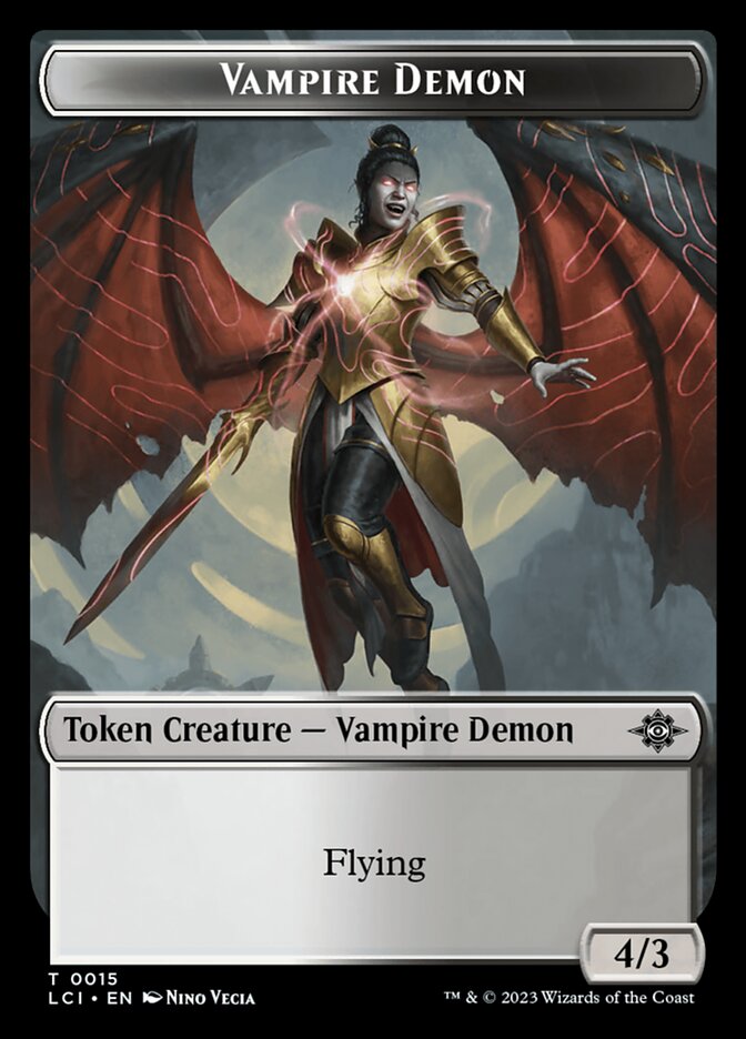 4/3 Vampire Demon Token