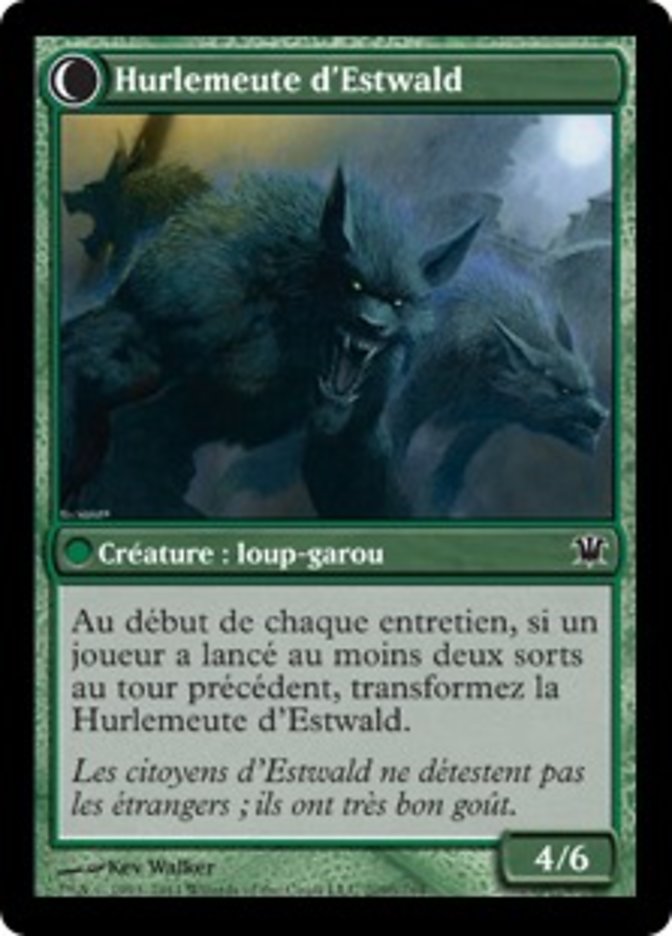 Villagers of Estwald // Howlpack of Estwald