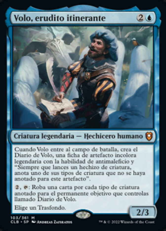 Volo, Itinerant Scholar