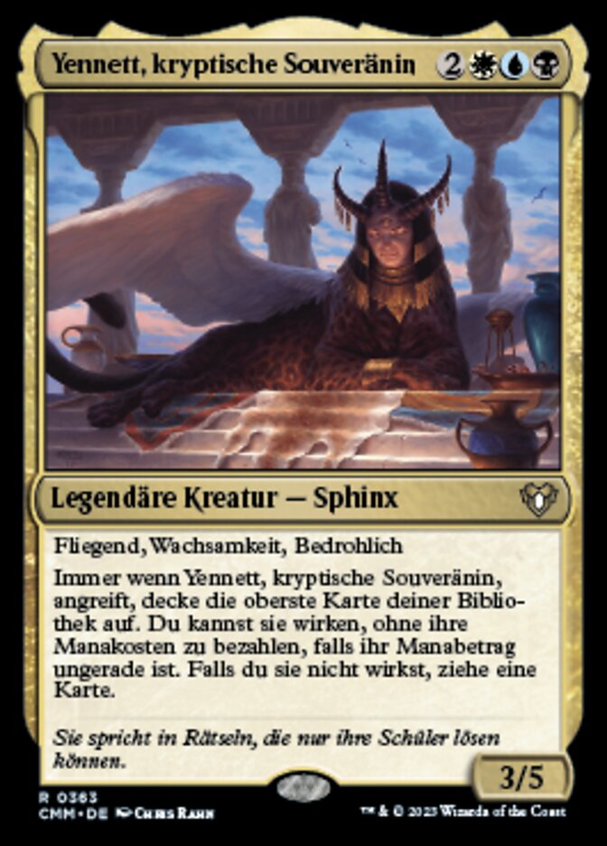 Yennett, Cryptic Sovereign