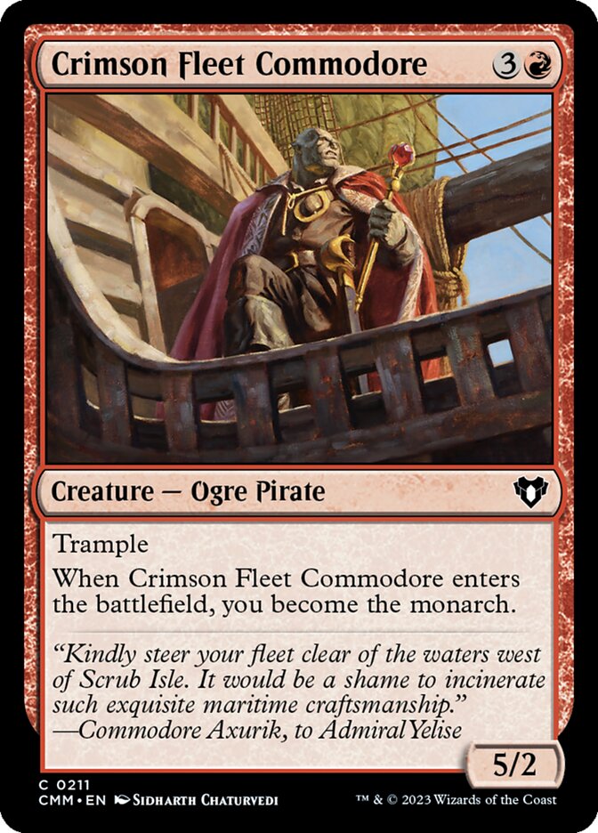crimson fleet comodore