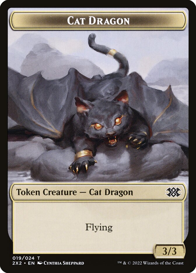 3/3 Cat Dragon Token