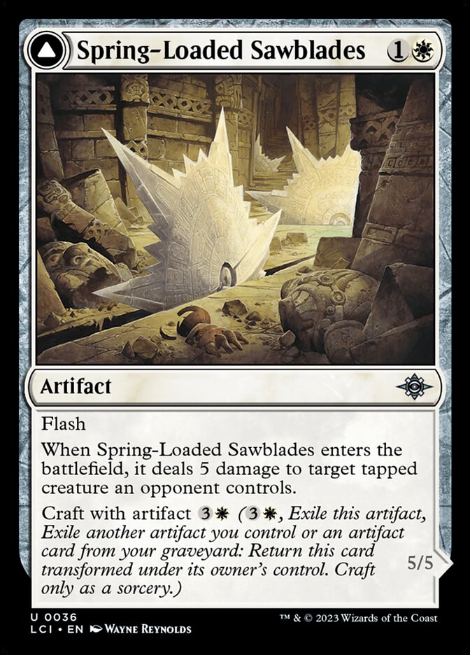 Spring-Loaded Sawblades // Bladewheel Chariot