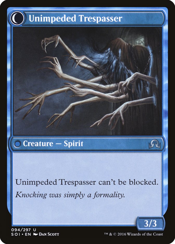 Uninvited Geist // Unimpeded Trespasser