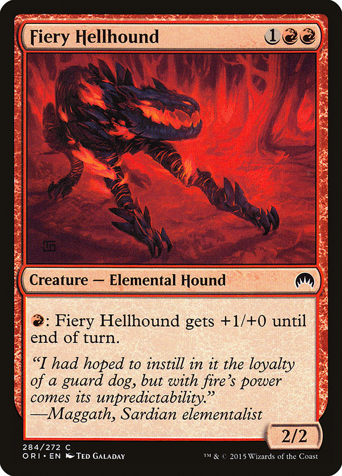 firey hellhound