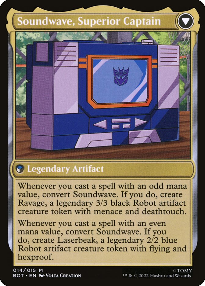 Soundwave, Sonic Spy // Soundwave, Superior Captain